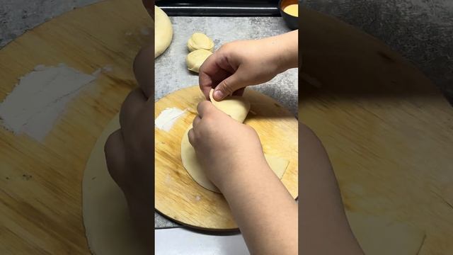 Тюльпан самса. Песочная тесто. #тюльпансамса