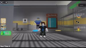 Проходим Muscle prison run в роблокс.
