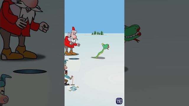 Хитро выделанный Дед Мороз