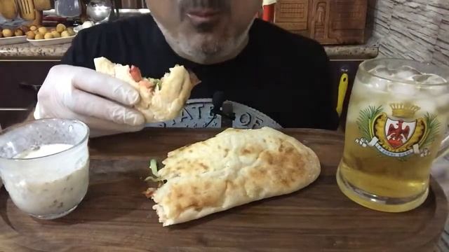 ASMR | MUKBANG | Limousine Doner | Mango 🥭 Ice Tea | Dovga | Banana 🍌 Yogurt смотреть онлайн