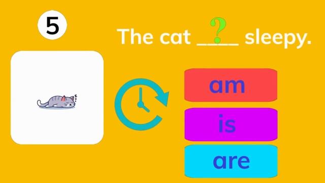 Am Is Are | Verb to be | Game for kids | Part 1 смотреть онлайн