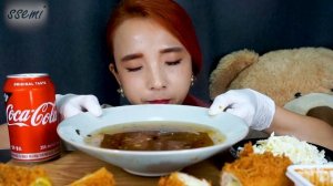 [Mukbang]🍜시원한 냉모밀 & 치즈폭발! 통치즈 돈까스먹방😋 COLD BUCKWHEAT NOODLES & CRISPY CHEESE BOMB CUTLET ASMR | 쎄미