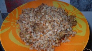 Гречка с курицей в духовке