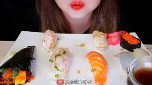 Асмр ,~~корейское еда суши ролы🍣2021
