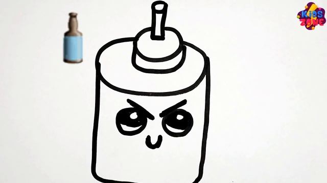 How To Draw Cute Ketchup | Нарисуйте милый кетчуп | DRAW CUTE THINGS смотреть онлайн