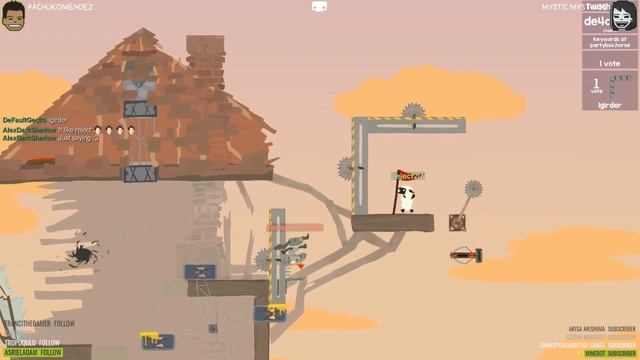 ⚫️ OFFLINE - Community Mash up! - Ultimate Chicken Horse - Part 04 смотреть онлайн