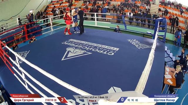 Чемпионат и первенство  Сибирского федерального округа по тайскому боксу 2022 (2 день, ринг А)
