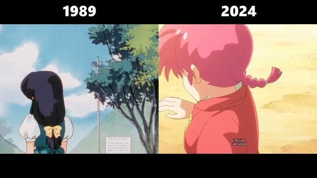 Akane's Hair Scene Original vs 2024【RANMA 1/2】 смотреть онлайн