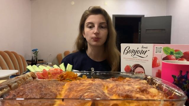 Домашняя лазанья / МУКБАНГ