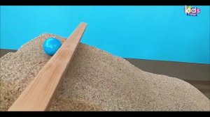 Гонка Marble Run! Песчаный спуск для шариков с препядствиями! Невероятно красивая трасса для шариков
