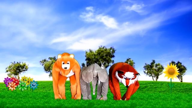 Hode, skulder, kne og tå - Barnesanger med bevegelser смотреть онлайн