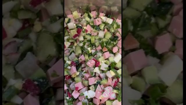 Окрошка на майонезе - это очень вкусно и просто!