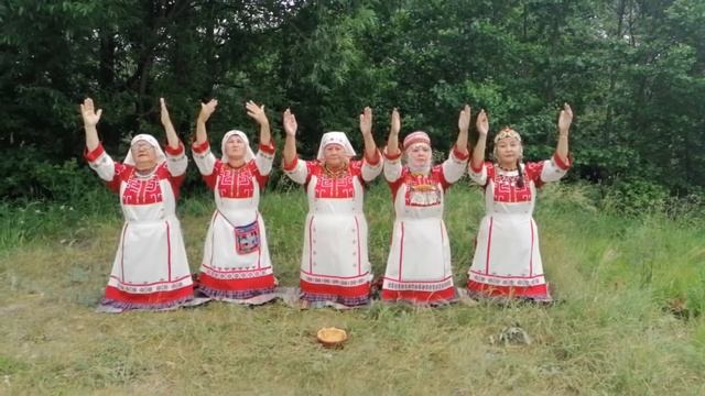 Фрагмент обряда "очищение родника и моления о дожде"