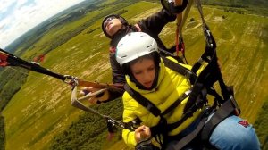 Полёты на параплане. Дети.