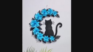 Украшения для дома! Поделка из бумаги! Идеи поделок на стену! Бумажный цветок!