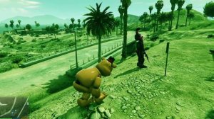 How Fredy and Animatronics saved Chica from FANTOM Bonnie GTA 5 MODS FNAF Multi Pulti