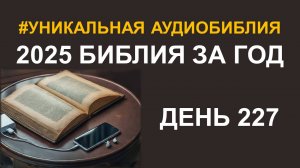 День 227. Библия за год. Библейский ультрамарафон портала «Иисус»