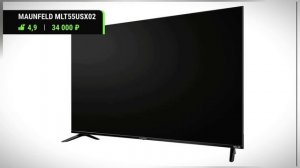 Лучшие Телевизоры со Smart TV до 50 000 рублей в 2024 году | Какой телевизор купить?