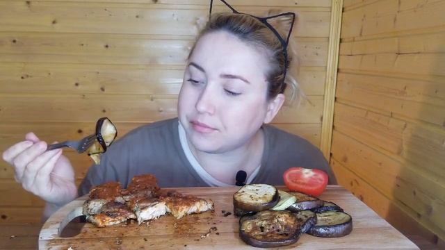 ГРИЛЬ ШЕЯ ОВОЩИ СОУС МУКБАНГ АСМР | GRILLED PORK VEGETABLES MUKBANG SAUCE ASMR смотреть онлайн