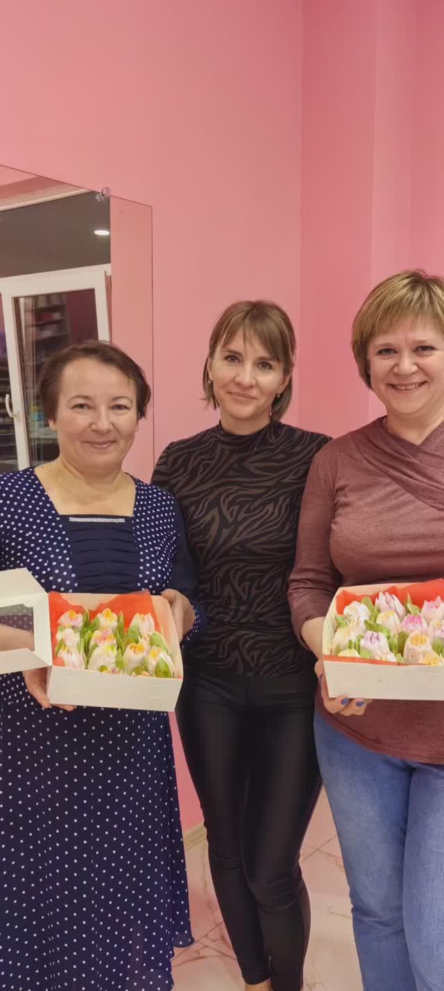 Зефирные тюльпаны обучение Краснодар
