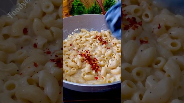 White Sauce Pasta |Easy Creamy & Cheesy White Sauce Pasta in my Fusion #shorts смотреть онлайн