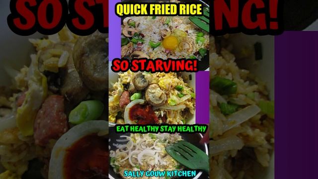 5Min Fried Rice Due To Starving#shorts#quickcooking #quickrecipe #chinesefriedrice #friedrice #spic смотреть онлайн