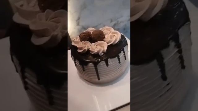 FERRERO ROCHER CAKE BY 👉 ZAKIA CAKE HOUSE #cakedecorating #cakes #cakeshorts #cakedesign #youtube