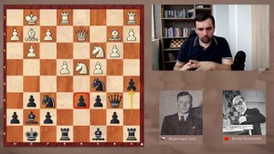Староиндийская защита. Классическая партия Давида Бронштейна