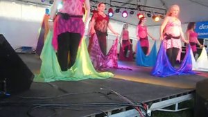 Tiger Lilies Veil Belly Dance at Portland CityFair 2012