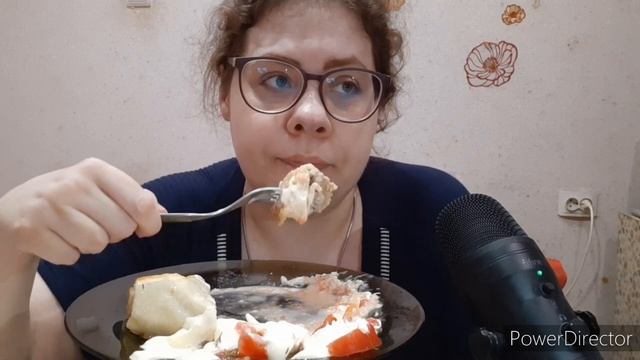 Мукбанг рулетики с мясом/Ответ содержанке и моё мнение о таких женщинах