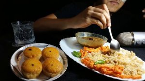 Fries Daal With Kurleez Combo & Muffin Cup Cakes | ASMR MUKBANG EATING