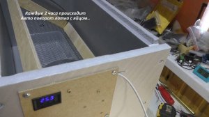 Автоматический поворот яиц в инкубатор / Новый вариант