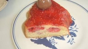 Пирог с малиной