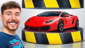 Гидравлический пресс против Lamborghini