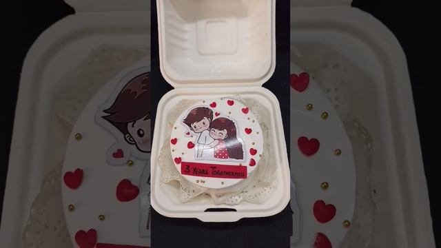Bento Cake / Cheese Pistachio Cake / Anniversary Cake / Couple Cake