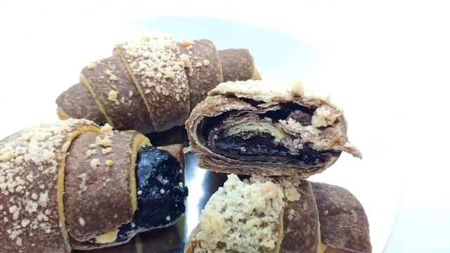 Круассан шоколадно-ореховый смотреть онлайн