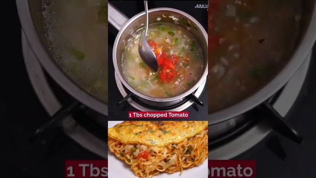 Morning snack receipe / Noodles Omelette 😋😋 / #shorts #shortsvideo #viral смотреть онлайн