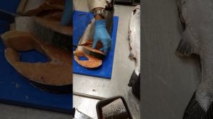 разделка рыбы на стейки