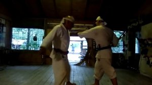 Naihanchi ni dan in English and Spanish