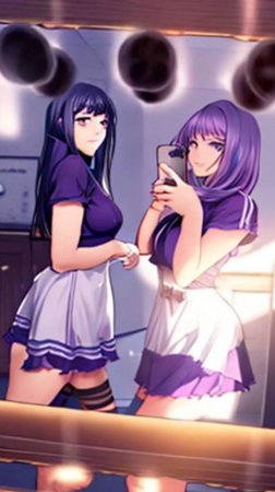 Сестры из аниме исполняют модный танец под музыку Phut Hon Remix #dance #anime #Phuthon
