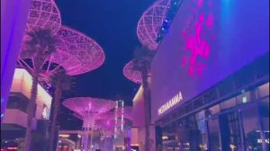 Новогодняя красота на острове Блю-Вотерс (Bluewaters Island) в Дубае.