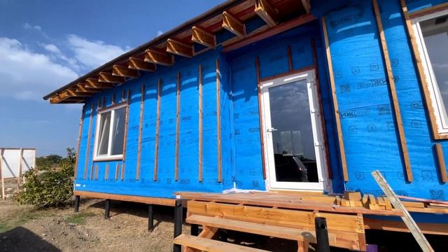 Каркасный дом по prefab технологии в Крыму