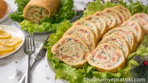 Рулет с красной рыбой –благородная закуска на любой случай +простой и быстрый рецепт засолки лосося