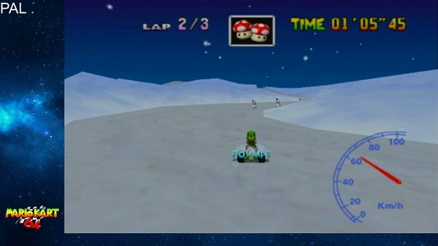 [MK64 Legend D] Frappe Snowland (Non-SC) 3lap - 2'03"40 (PAL) смотреть онлайн