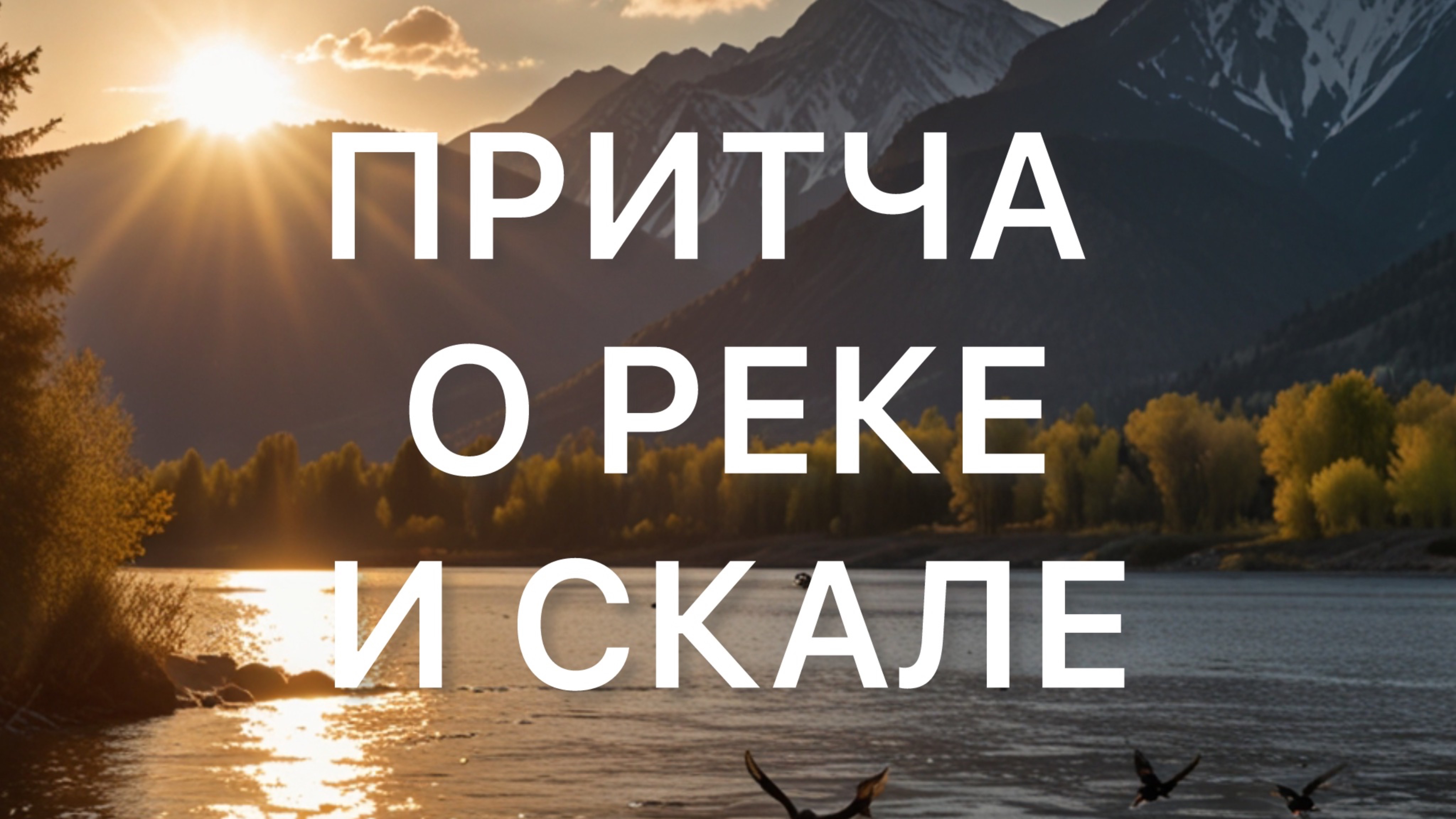 Притча О Реке И Скале