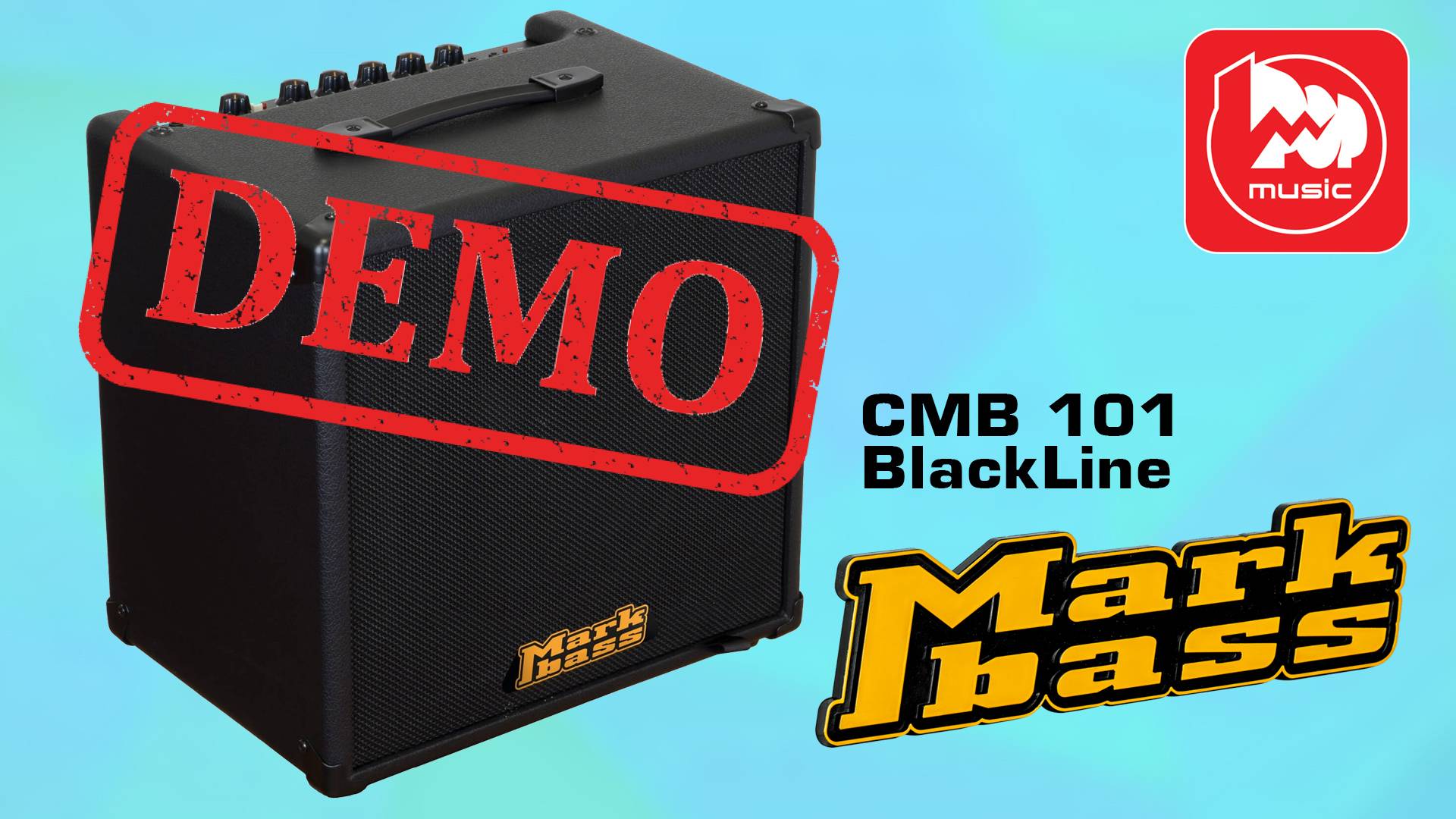 Басовый комбо MARKBASS CMB 101 BlackLine - демонстрация звучания