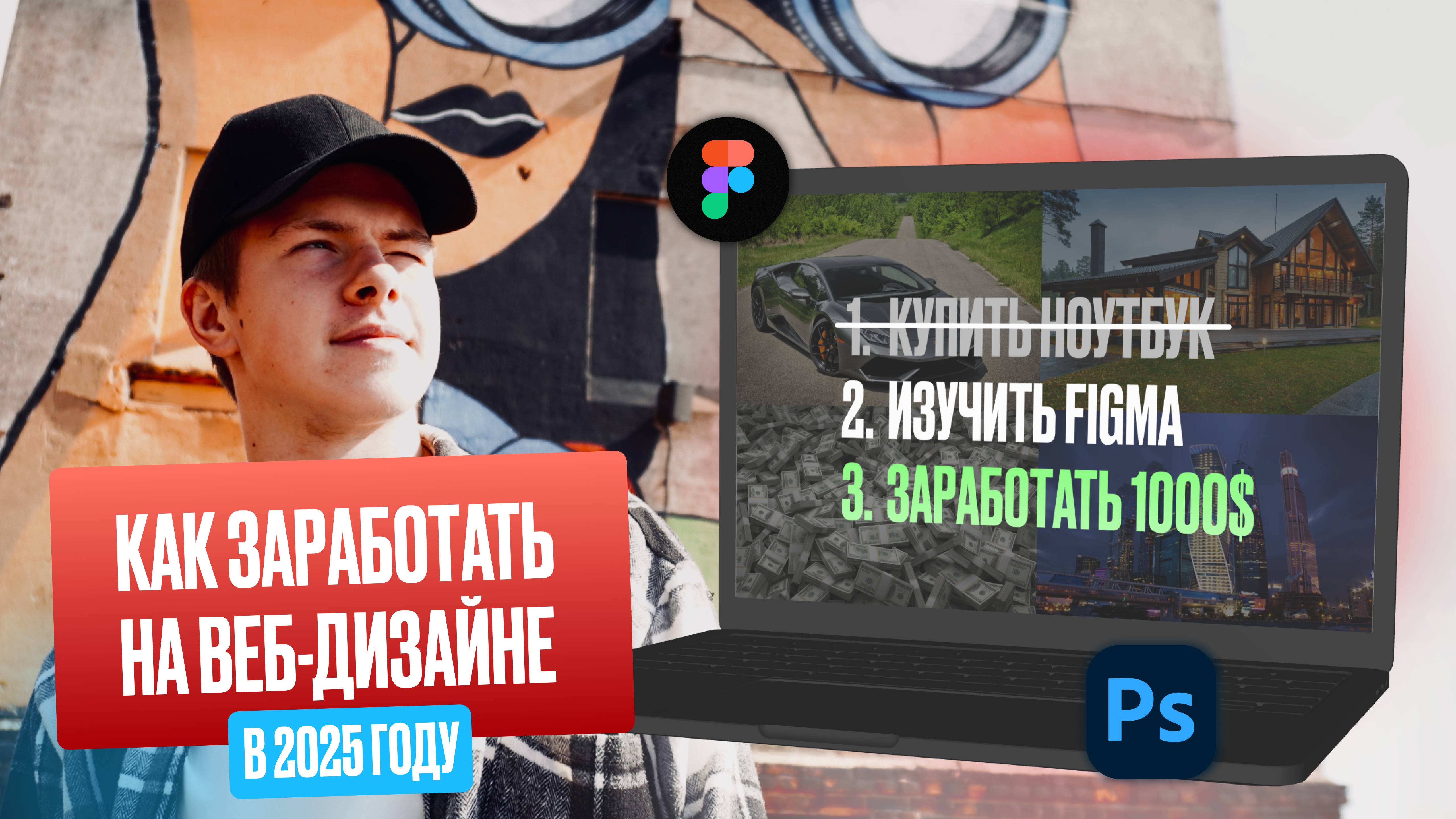 Как Я смог в 16 ЛЕТ ЗАРАБОТАТЬ 70.000 РУБЛЕЙ на ВЕБ-ДИЗАЙНЕ?