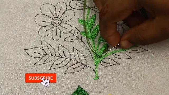 perfect hand embroidery designs for pillow cover and cushion cover @NakshiKanthaDesign