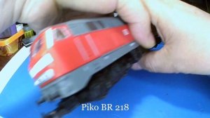 Piko. Восстановил BR 218. НО 1:87. Piko. restored BR 218. НО 1:87.