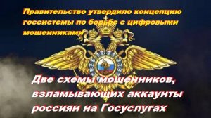 Две схемы мошенников, взламывающих аккаунты россиян на Госуслугах и борьба МВД РФ с ними